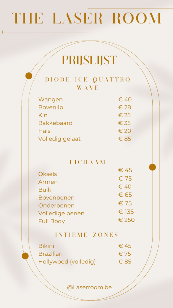 Onze diensten 1. nieuwe prijslijst social deal